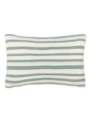 Yard Eucalyptus Woven Stripe Feather Rich Cushion - Image 2 of 5