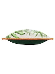 Paoletti Multicolour Odisha Scene Velvet Polyester Filled Cushion - Image 3 of 6