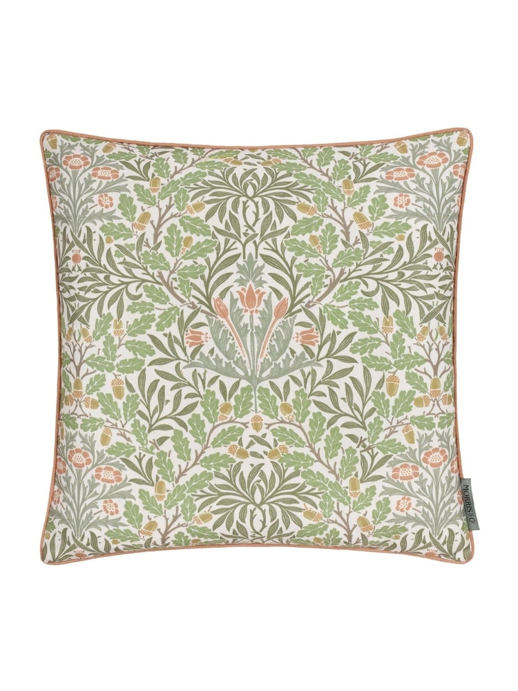 Morris & Co Stone Multi Acorn Printed Outdoor Cushion - Image 1 of 3