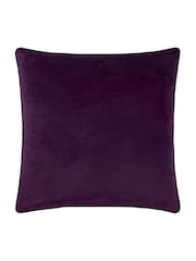 Paoletti Plum Guilded Palms Polyester Filled Cushion - Image 3 of 6