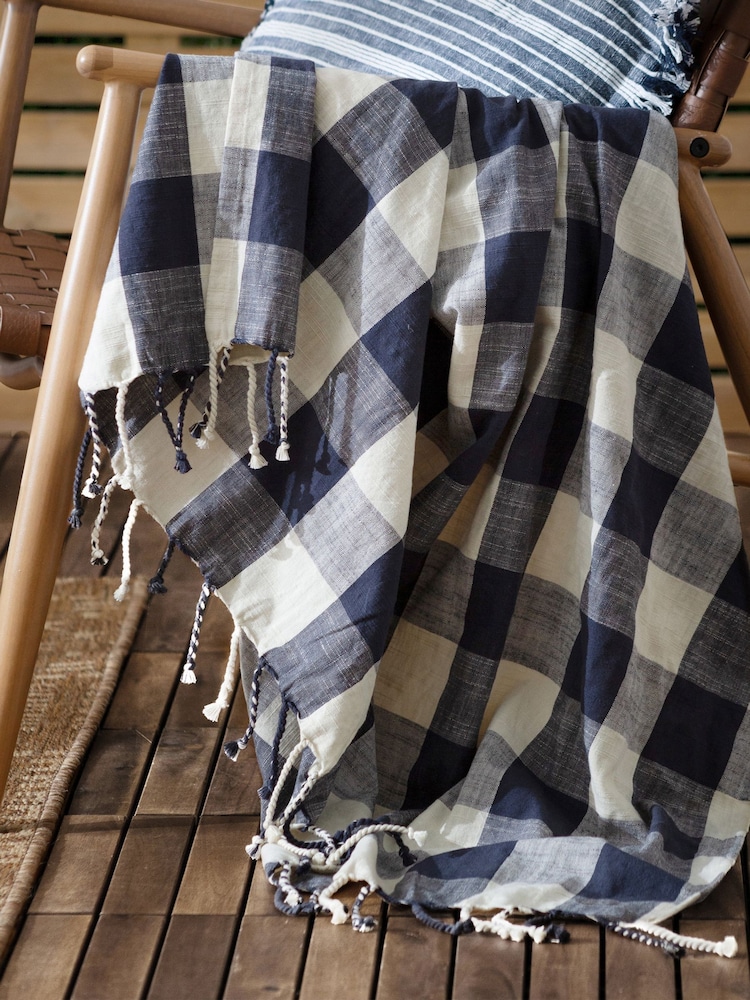 Yard Chesil Gingham Check Throw - Imagem 1 de 5