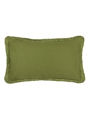 Furn Green Leaves Embroidered Cushion - Image 3 of 6