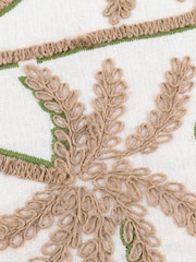 Furn Green Palm Embroidered Cushion - Image 6 of 7