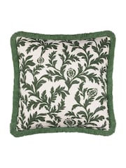 Seventy Three Green Hedera Jacquard Cushion - Image 3 of 6