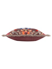 Wylder Multicolour Mirrored Toucan Feather Rich Cushion - Image 4 of 5