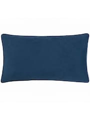 Paoletti Blue Odisha White Tiger Print Cushion - Image 4 of 5