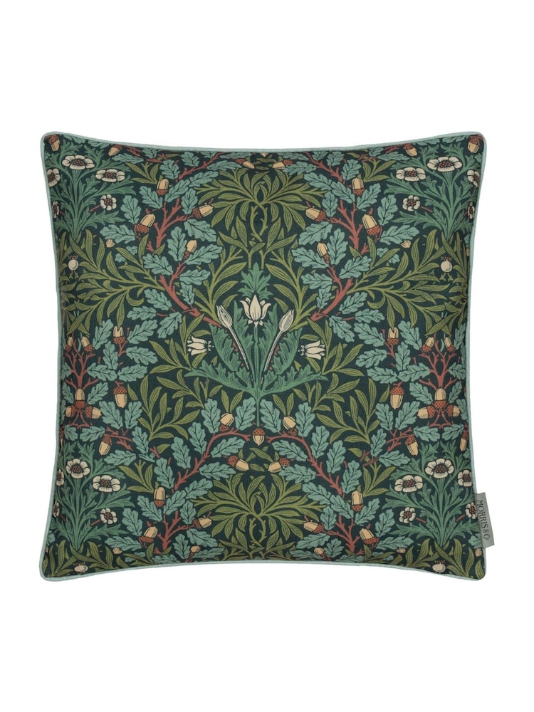 Morris & Co Thyme Multi Acorn Printed Outdoor Cushion - Image 1 of 3
