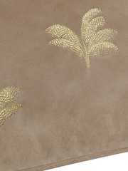 Paoletti Mink Guilded Palms Polyester Filled Cushion - Image 5 of 6