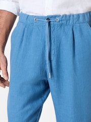 Oliver Sweeney Grey 100% Linen Trousers - Image 3 of 4