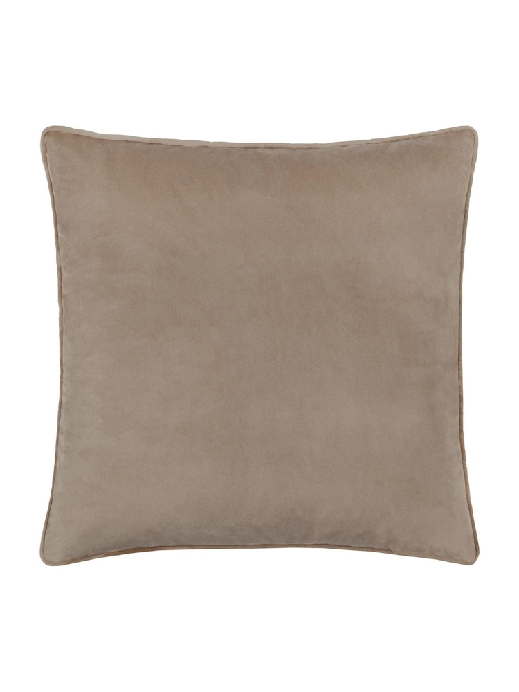 Paoletti Mink Guilded Palms Feather Filled Cushion - Image 2 of 4