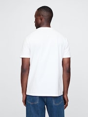 Gap White Original Short Sleeve Crew Neck T-Shirt - Image 2 of 5