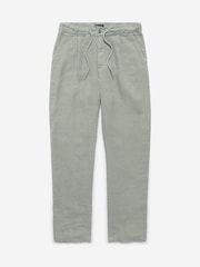 Oliver Sweeney Grey 100% Linen Trousers - Image 4 of 4