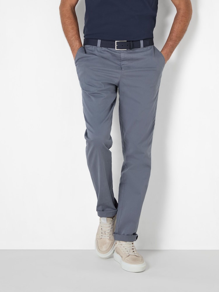 Oliver Sweeney Grey Italian Cotton Chinos Trousers - Image 1 of 5