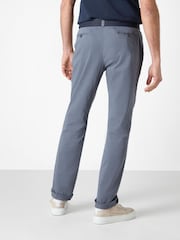 Oliver Sweeney Grey Italian Cotton Chinos Trousers - Image 2 of 5