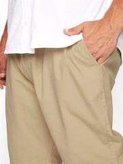 Natural - BadRhino Big & Tall Stretch Elasticated Waist Chinos Shorts - Imagen 3 de 4