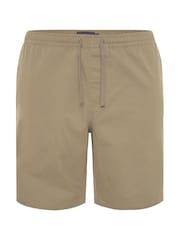 Natural - BadRhino Big & Tall Stretch Elasticated Waist Chinos Shorts - Imagen 4 de 4