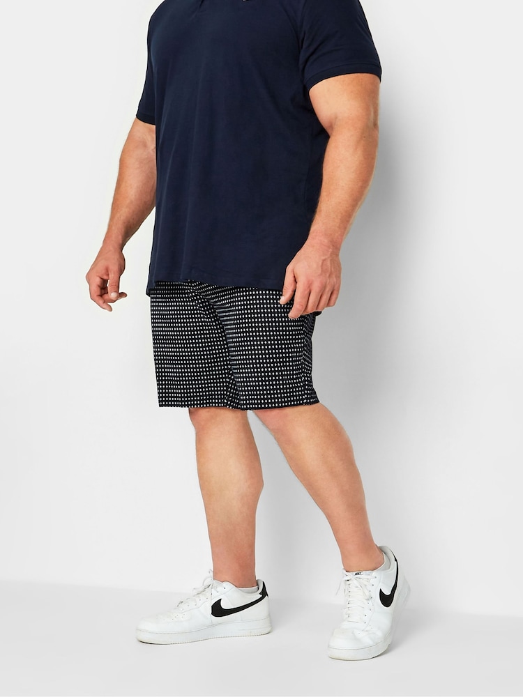 BadRhino Big & Tall Blue Navy Stretch Chinos Shorts - Image 2 of 2