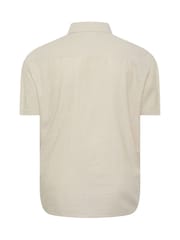 BadRhino Big & Tall Natural Embroidered 100% Cotton Shirt - Image 6 of 6
