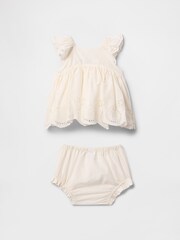 Gap White Eyelet Cotton Outfit Set (Newborn-24mths) - Image 2 of 3