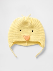 Chick amarillo - Gorro de animal de punto de algodón de Gap (recién nacido-24 meses) - Imagen 1 de 1