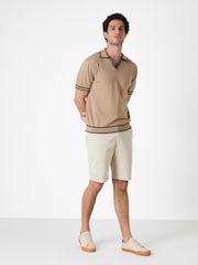 Oliver Sweeney 100% Cotton Knitted Riviera Polo T-Shirt - Image 3 of 4