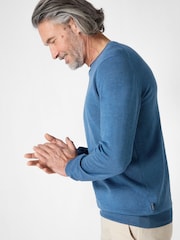 Oliver Sweeney Merino Wool Crew Neck Jumper - Image 2 of 4