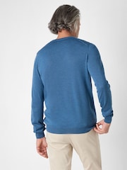 Oliver Sweeney Merino Wool Crew Neck Jumper - Image 3 of 4