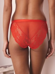 Black/Red/Cream Lace Knickers 3 Pack - Image 4 of 10