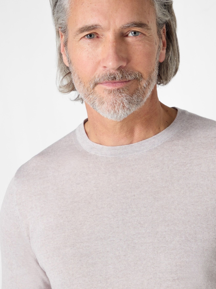 Oliver Sweeney Merino Wool Crew Neck Jumper - Image 2 of 4