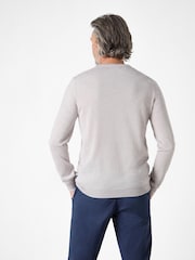 Oliver Sweeney Merino Wool Crew Neck Jumper - Image 3 of 4