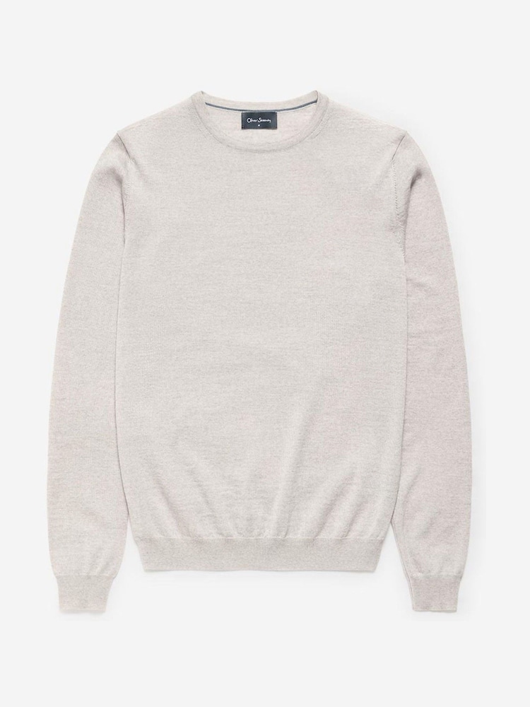 Oliver Sweeney Merino Wool Crew Neck Jumper - Image 4 of 4