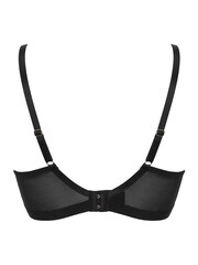 Pour Moi Black Geo Sculpt Fuller Bust Non Wired Bralette - Image 4 of 4