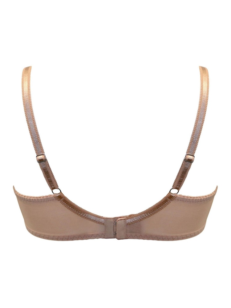 Pour Moi Natural Fleur Lightly Padded High Apex Underwired Bra - Image 4 of 4