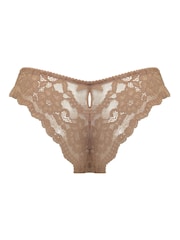 Pour Moi Natural Brazilian Fleur Cheeky V-Shaped Knickers - Image 4 of 4