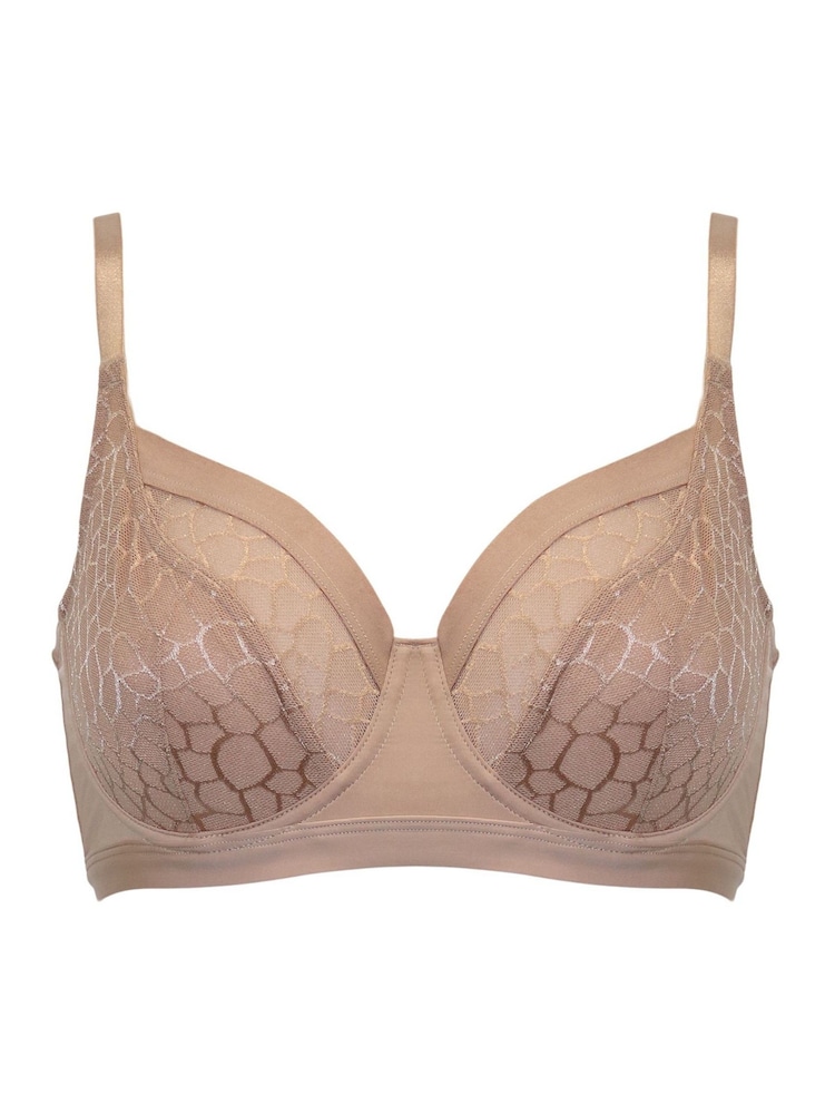 Bruin - Pour Moi Geo Sculpt Non Padded Underwired Bras - Image 3 of 4