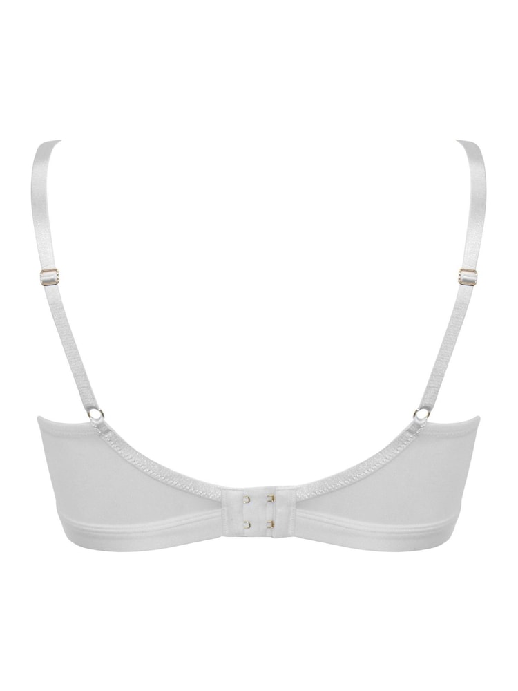 Wit - Pour Moi Geo Sculpt Non Padded Underwired Bras - Image 4 of 4