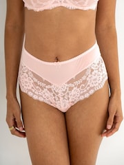 Розовый - Трусы с V-образным вырезом Pour Moi Fleur Cheeky - Image 1 of 3