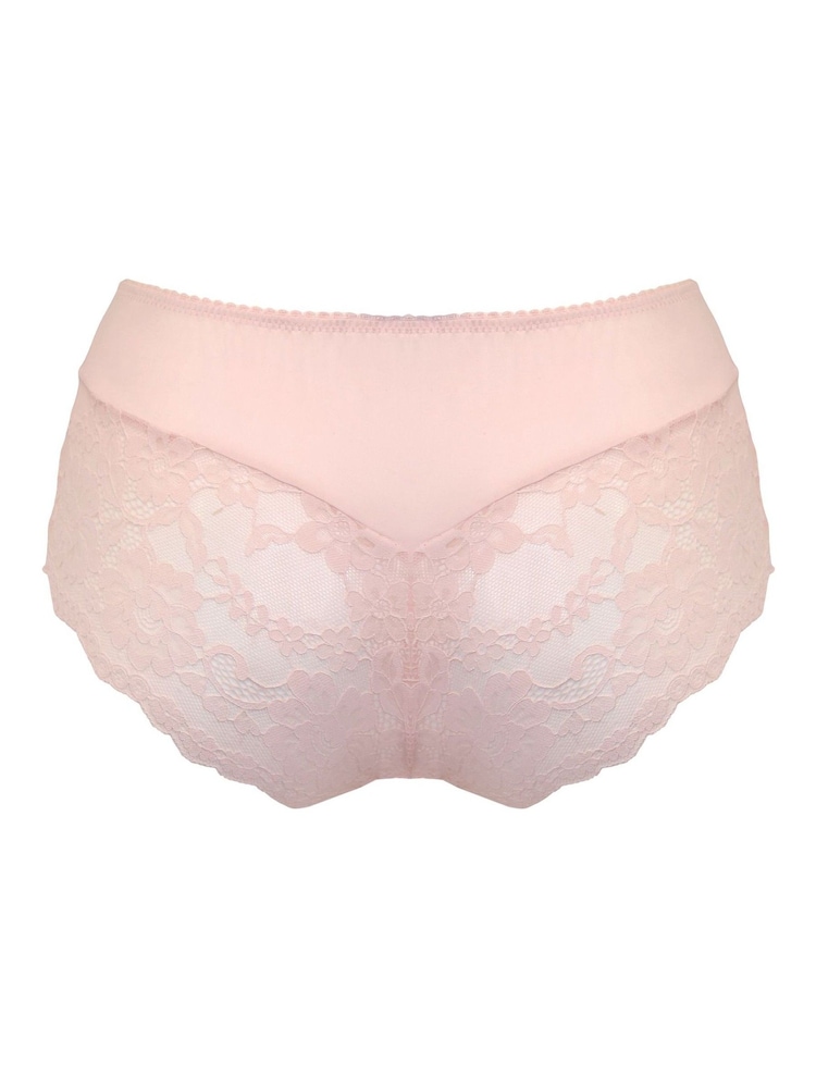 Розовый - Трусы с V-образным вырезом Pour Moi Fleur Cheeky - Image 3 of 3