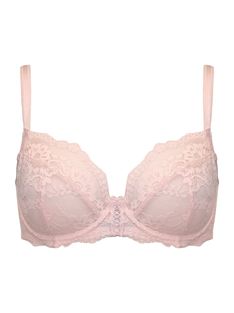 Roze - Pour Moi Fleur Underwired Balconette Bra - Image 3 of 4