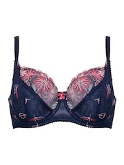 Pour Moi Blue Full Cup St Tropez Padded Balcony Bra - Image 3 of 4