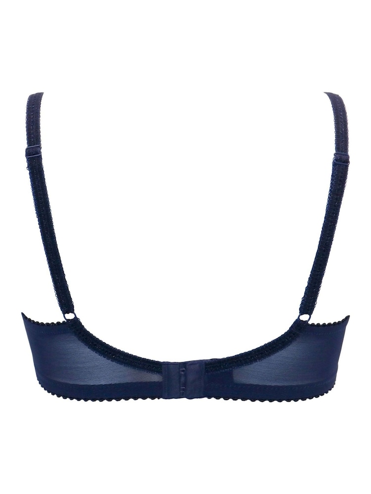 Pour Moi Blue Full Cup St Tropez Padded Balcony Bra - Image 4 of 4
