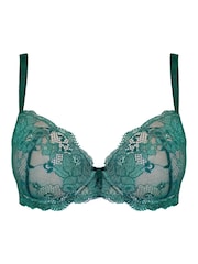 Pour Moi Green Padded Amour Underwired Non Padded Bra - Image 3 of 4