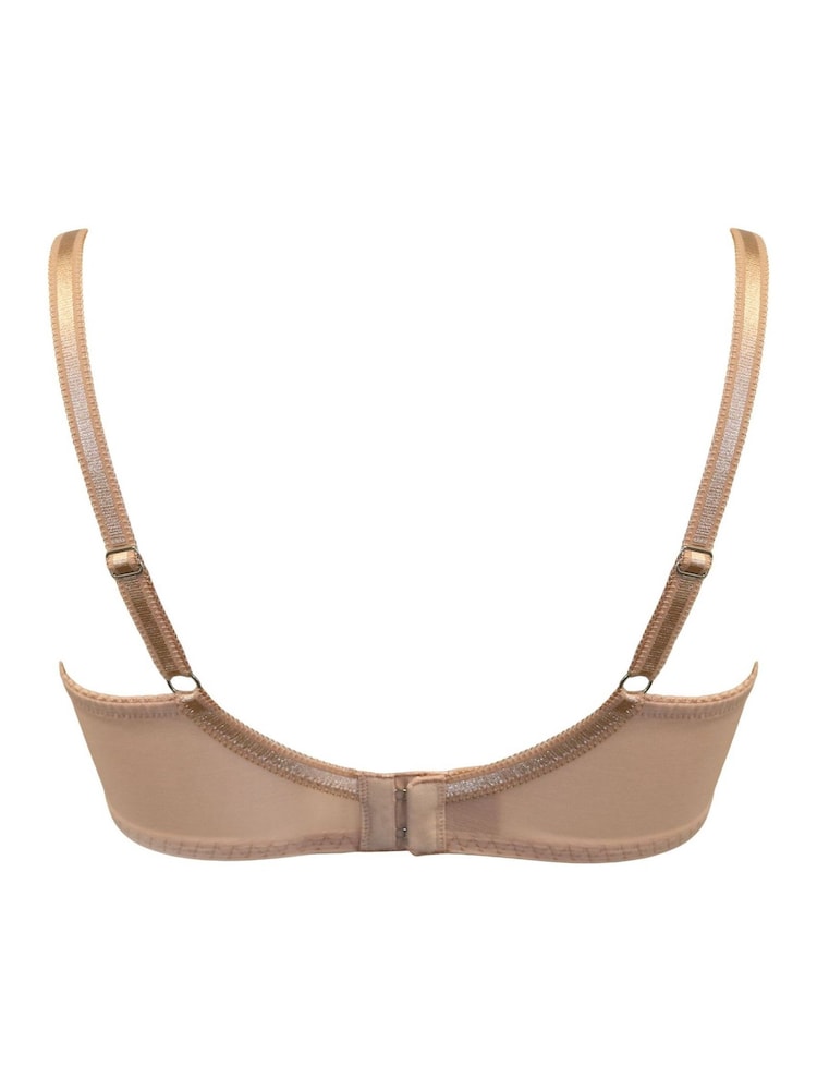Pour Moi Natural Non Padded Underwired Fleur Balconette Bra - Image 4 of 4