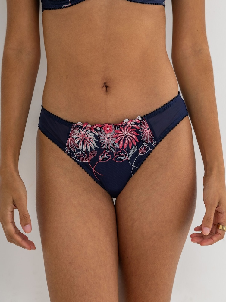 Pour Moi Blue Knickers St Tropez Bikini Briefs - Image 2 of 4