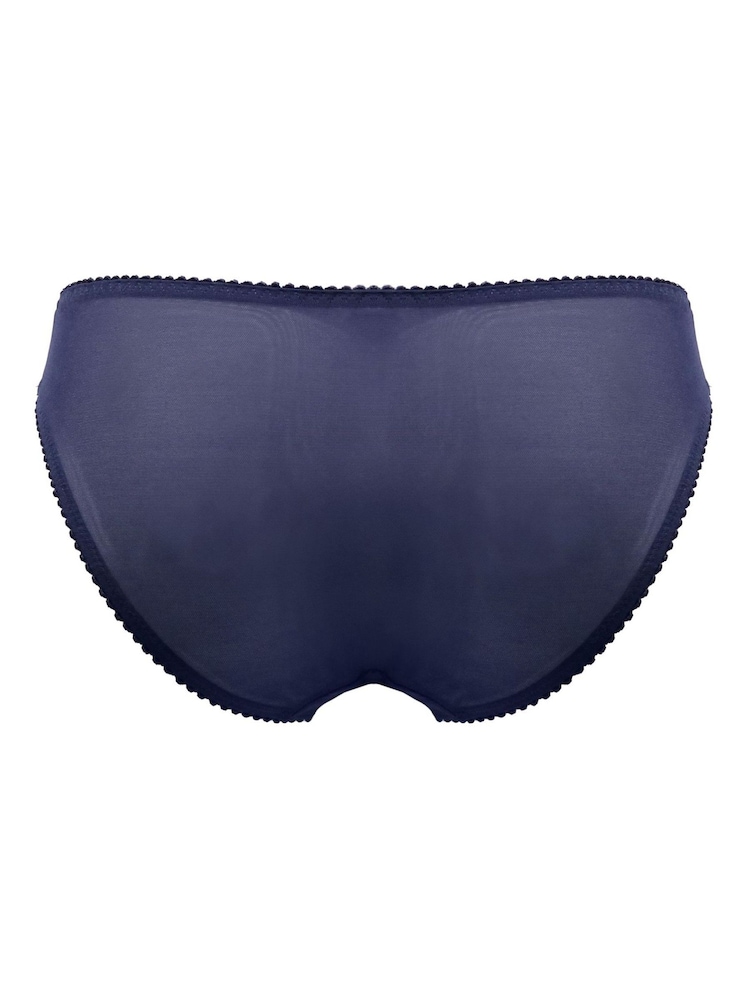 Pour Moi Blue Knickers St Tropez Bikini Briefs - Image 4 of 4