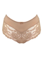Pour Moi Natural Short Fleur Cheeky V-Shaped Briefs - Image 3 of 4