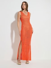 Vestido em ponto escada Star by Julien MacDonald - Imagem 1 de 5