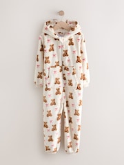 Bär, Ecru - Fleece-Einteiler (1.5–16 J.) - Bild 6 von 8