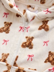 Bär, Ecru - Fleece-Einteiler (1.5–16 J.) - Bild 7 von 8