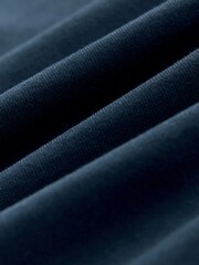 Navy Blue Supima Long Sleeve Jersey Shirt - Image 9 of 9
